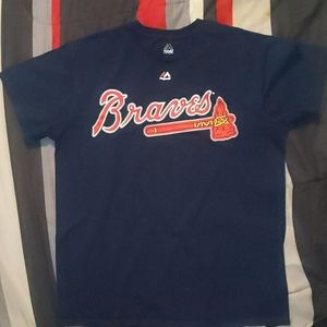 Atlanta Braves player name and number T-Shirt